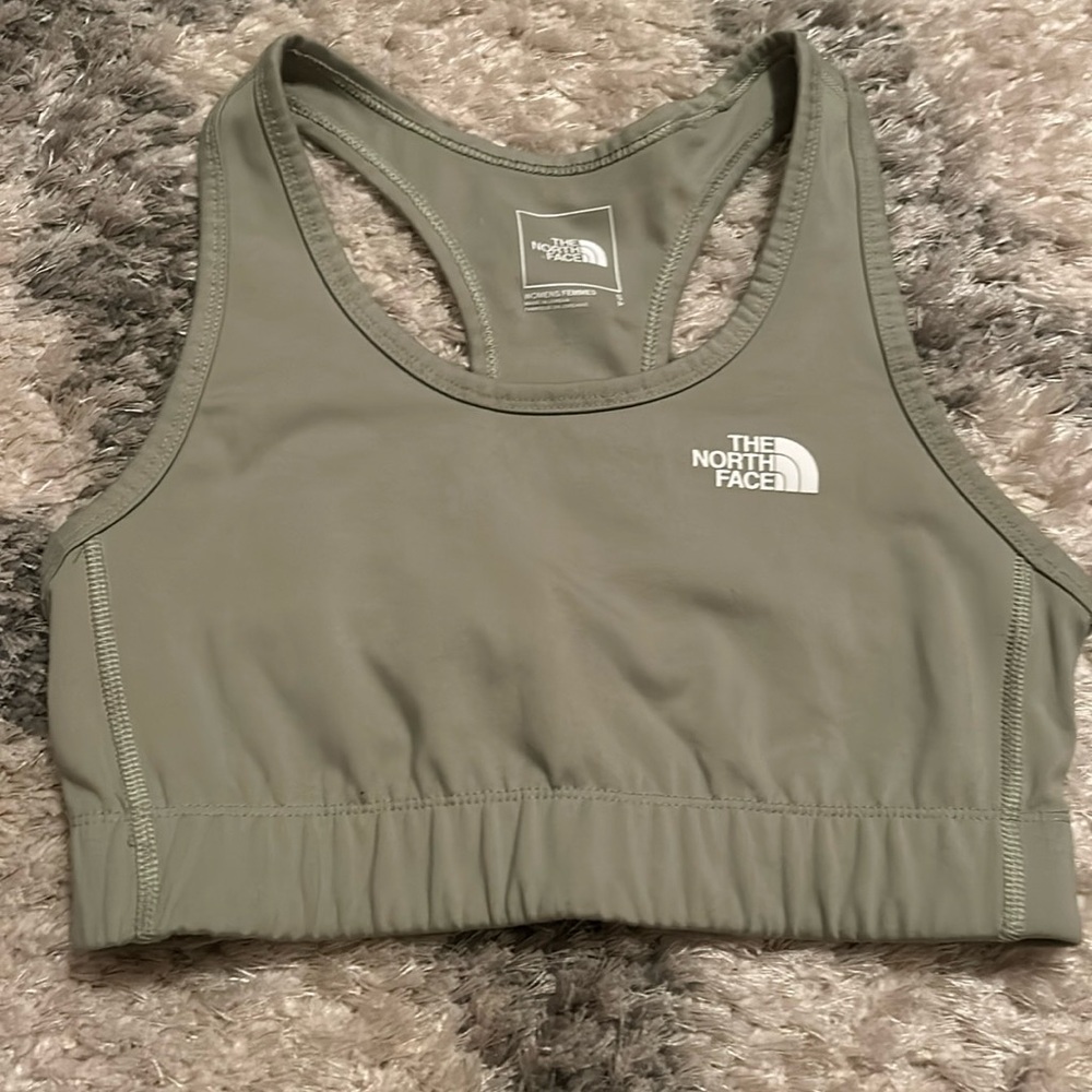 The North Face Light Green Sports Bra Light Support